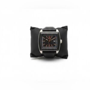 Hugo Boss Black and Silver Watch with Orange Accents